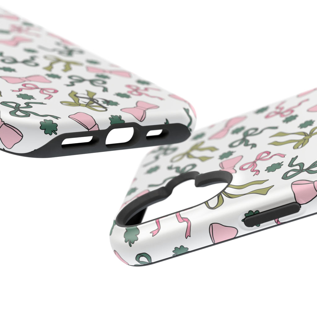 Bows and Shamrocks Magnetic Phone Case