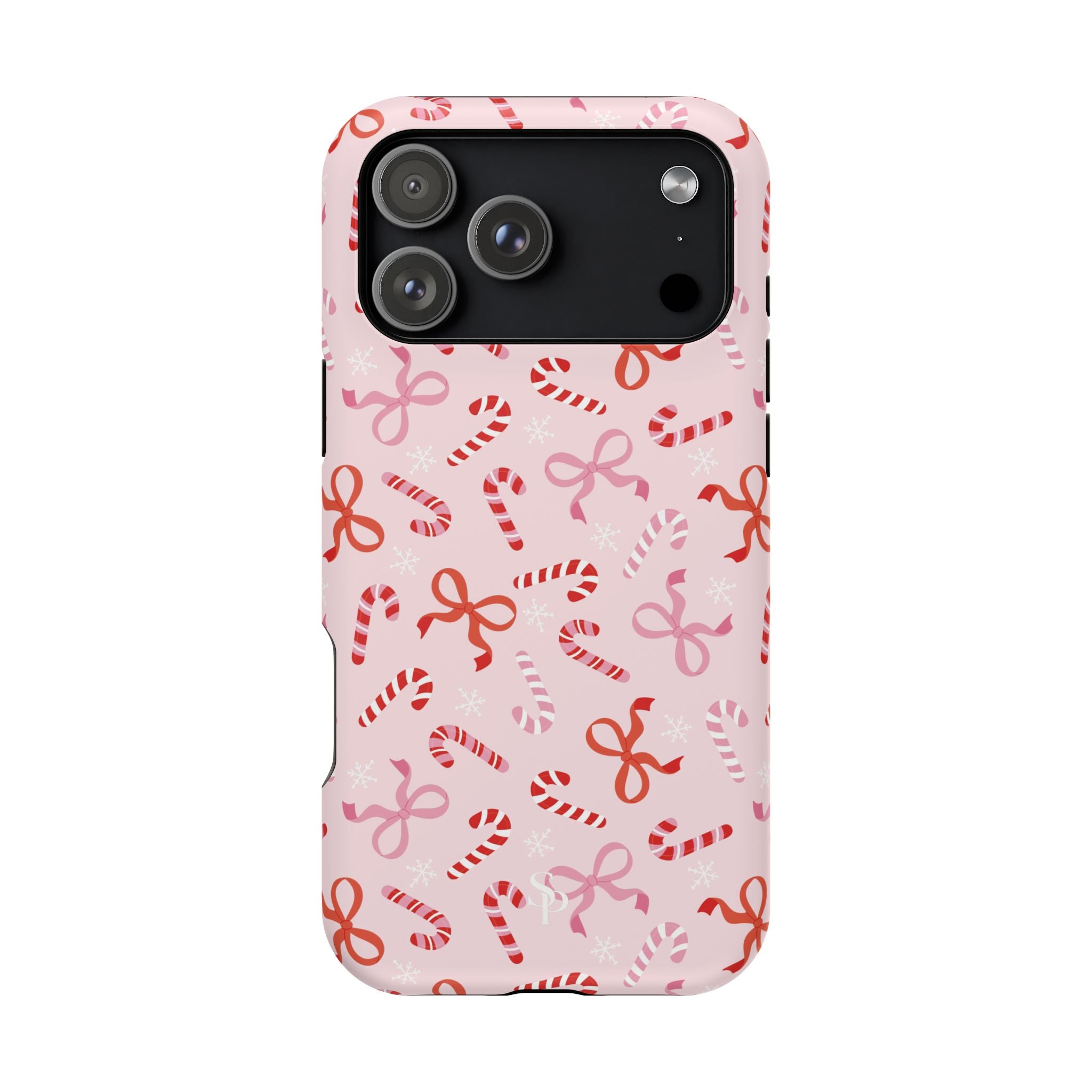 Candy Cane Impact-Resistant Phone Case - Limited Edition