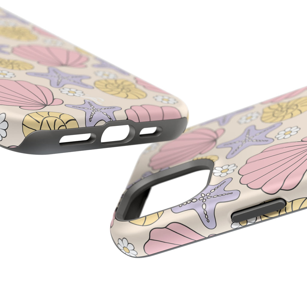 Coastal Shells Impact-Resistant Phone Case