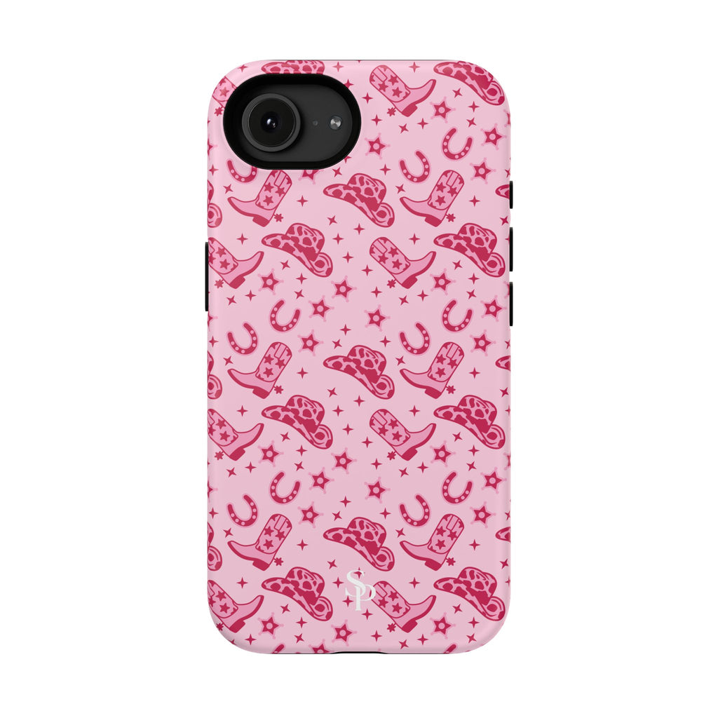 Pink Cowgirl Impact-Resistant Case