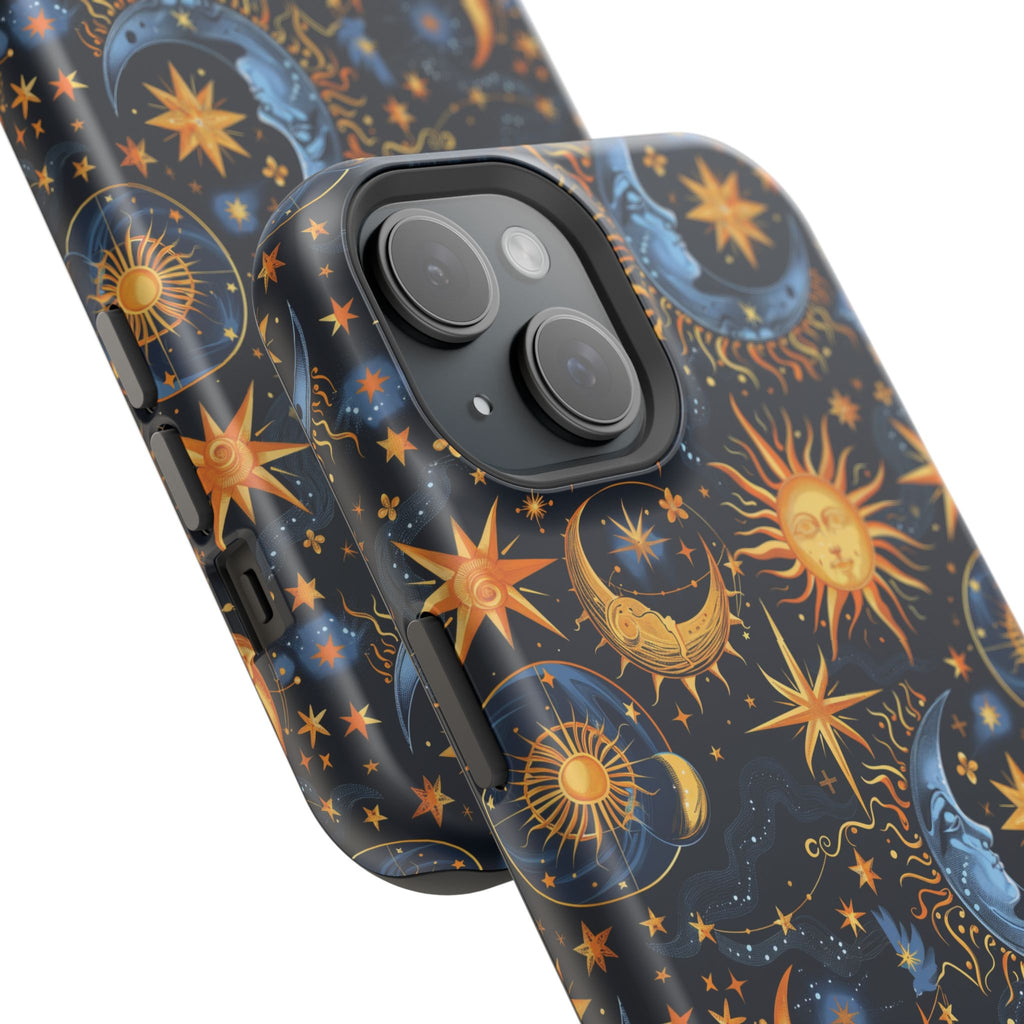 Celestial Sun and Moon Impact-Resistant Phone Case