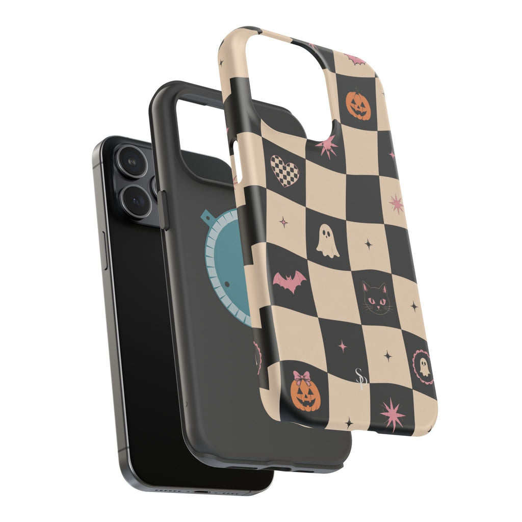 Halloween Checkerboard Magnetic Phone Case