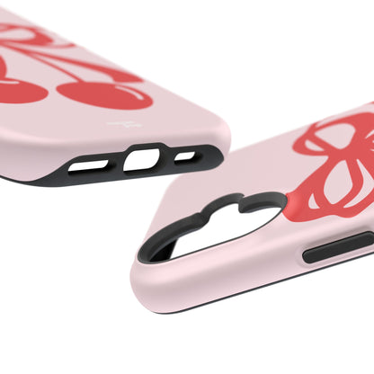 Cherry Bow Impact-Resistant Phone Case