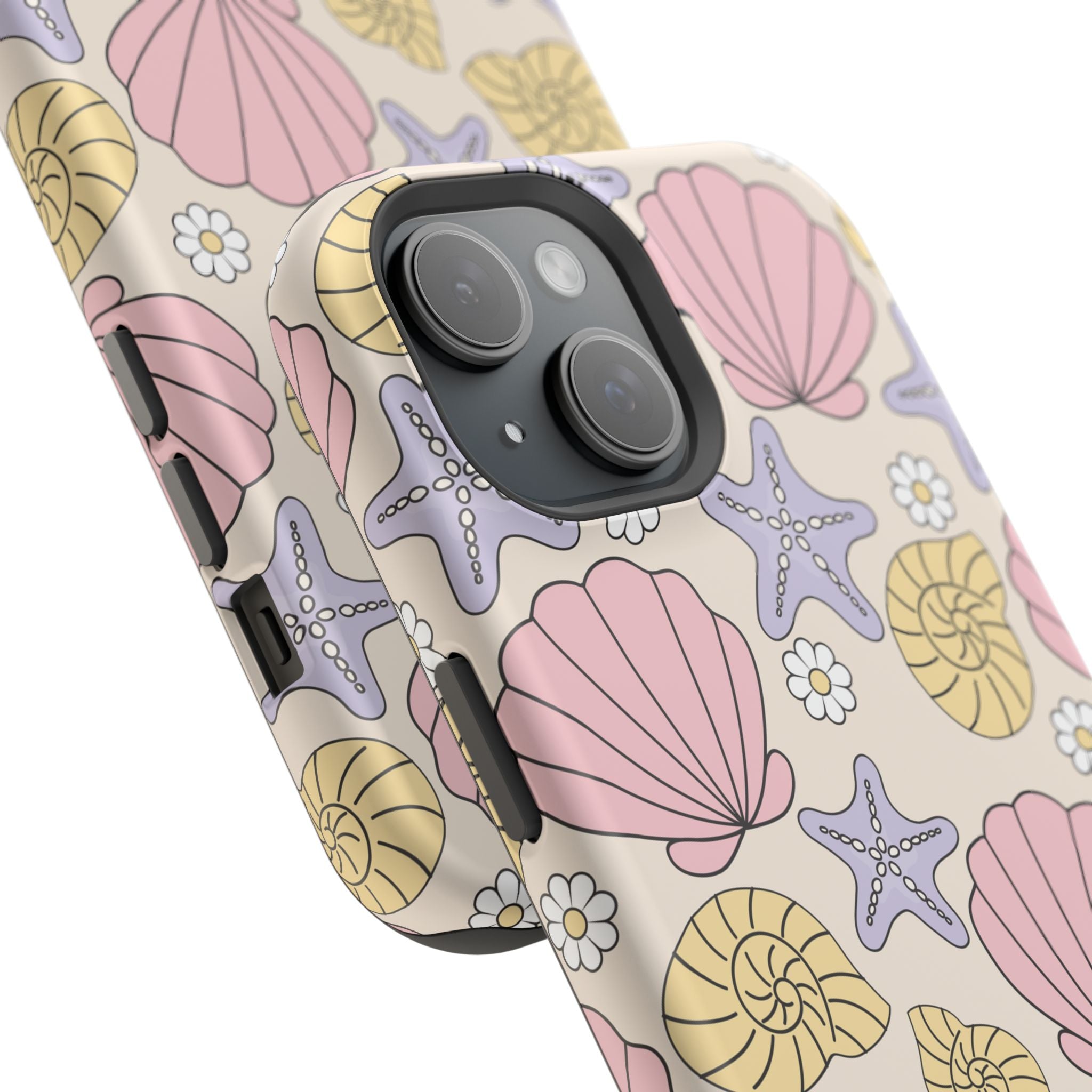 Coastal Shells Impact-Resistant Phone Case