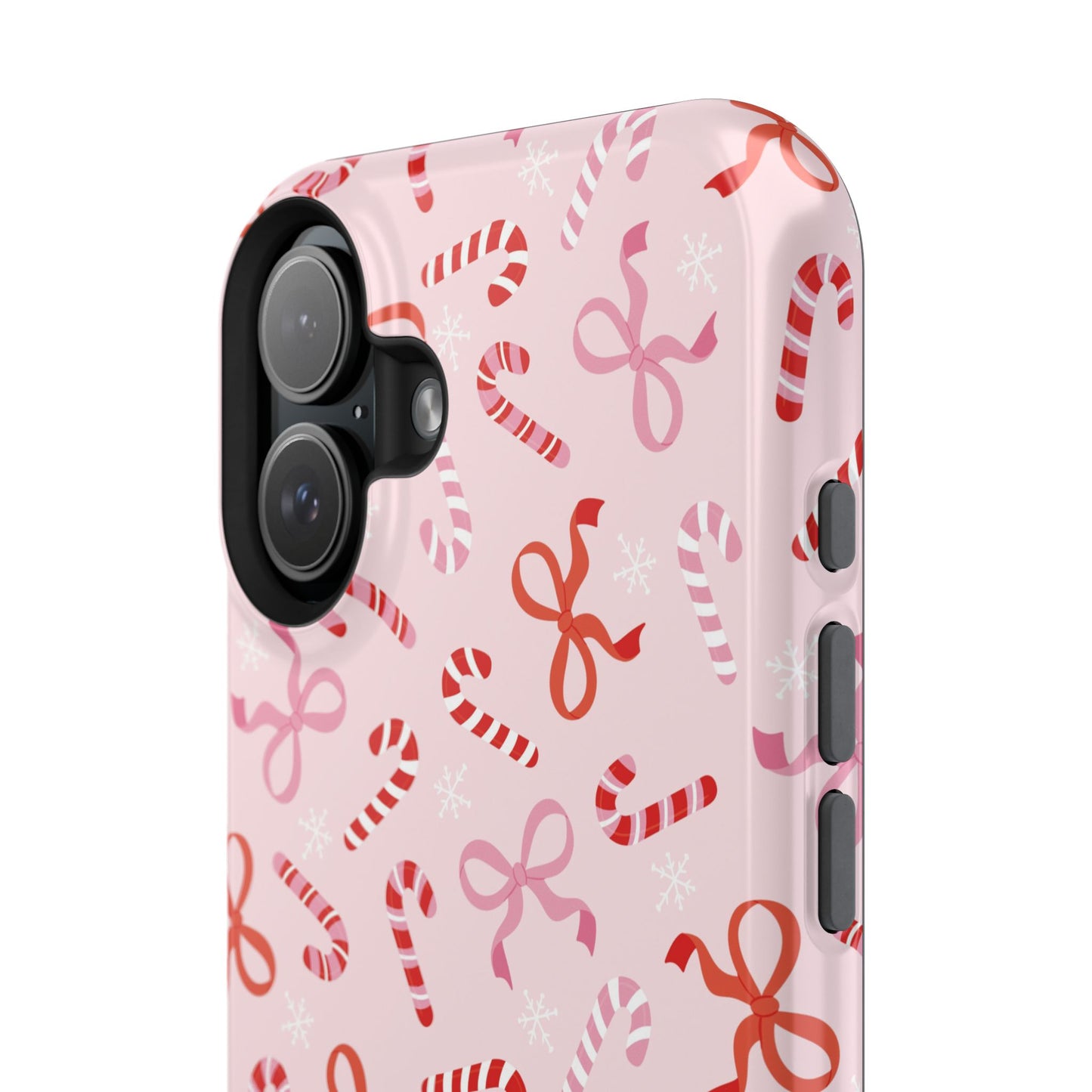 Candy Cane Impact-Resistant Phone Case - Limited Edition