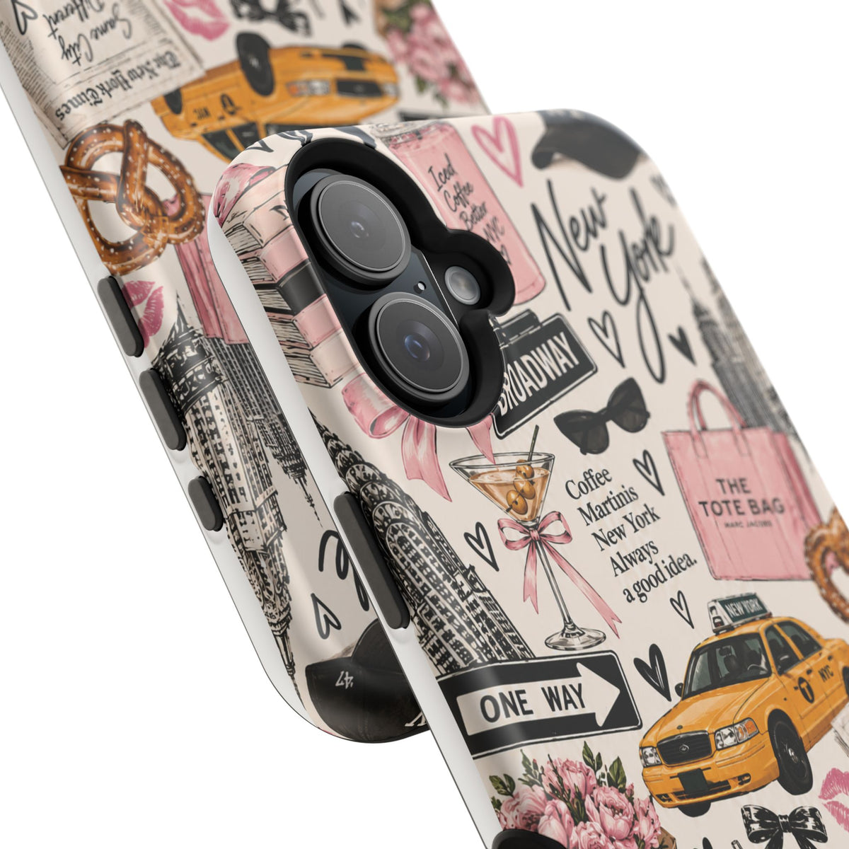 Pink New York Magnetic Phone Case