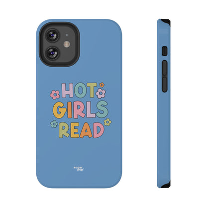 Hot Girls Read Impact-Resistant Phone Case - Design for Book Lovers