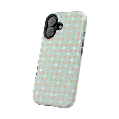 Floral Smiley Magnetic Tough Case