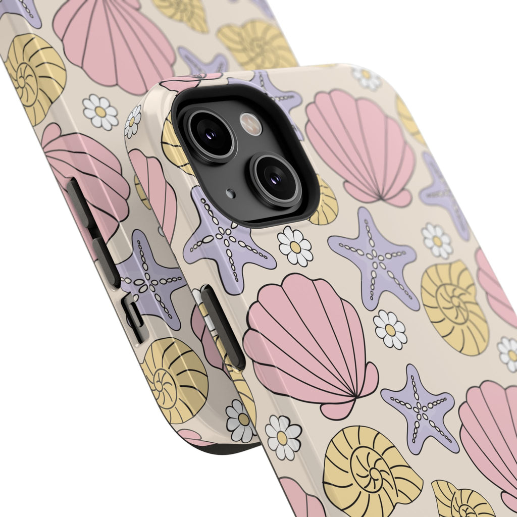 Coastal Shells Impact-Resistant Phone Case