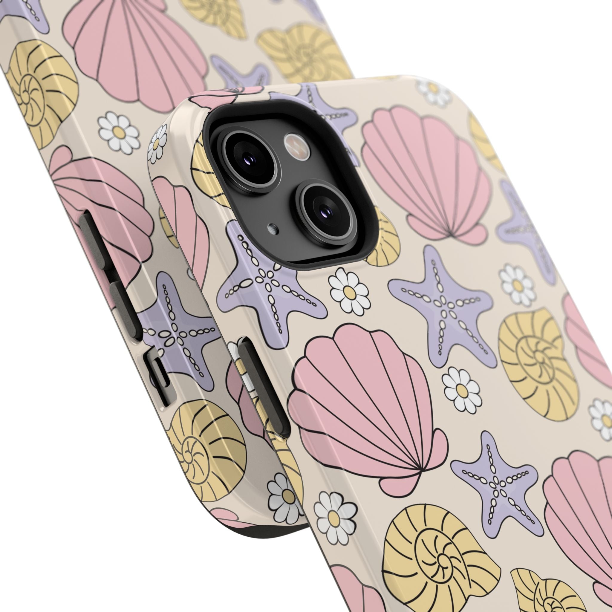 Coastal Shells Impact-Resistant Phone Case
