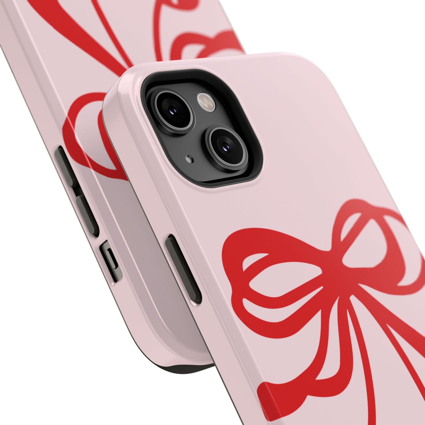 Cherry Bow Impact-Resistant Phone Case