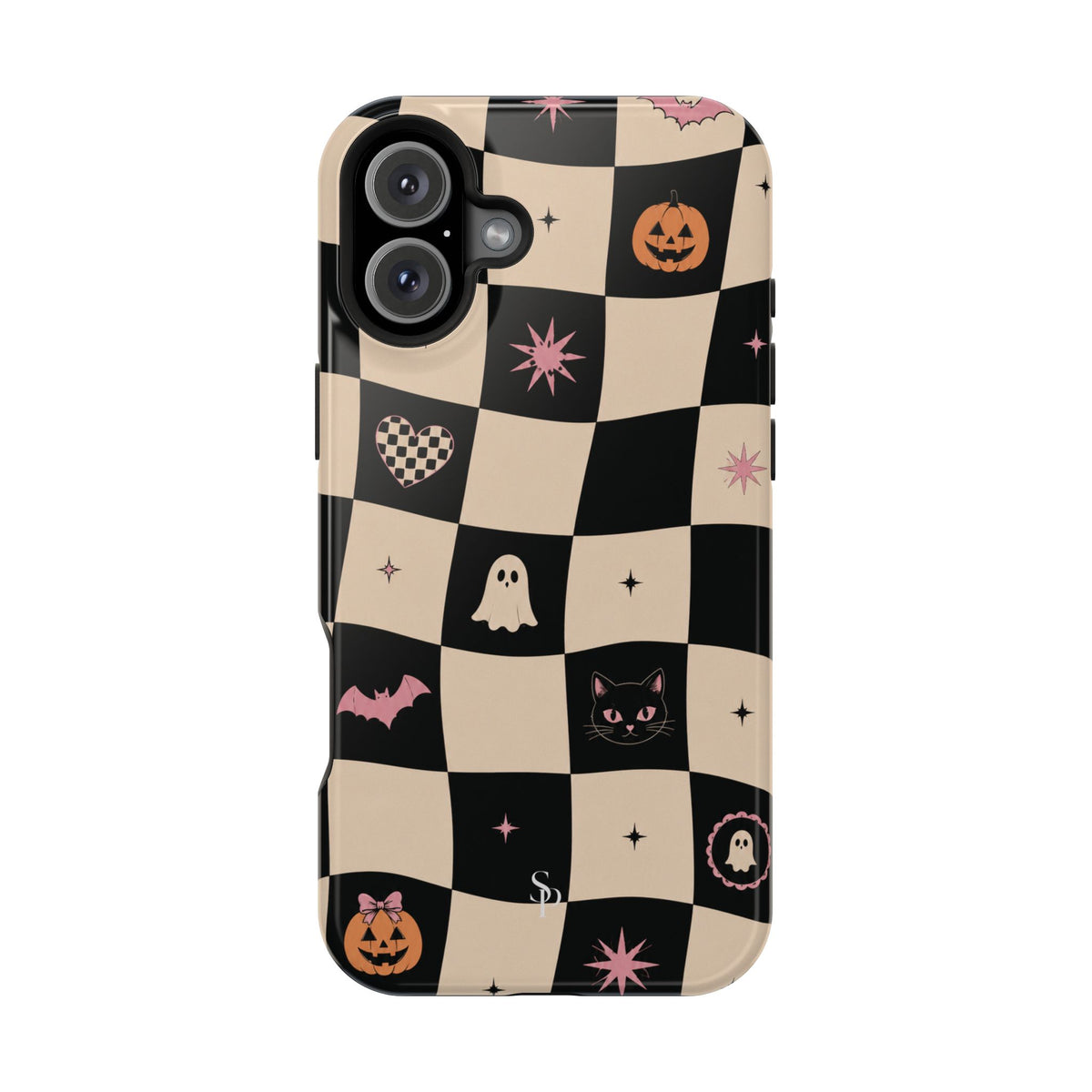 Halloween Checkerboard Magnetic Phone Case