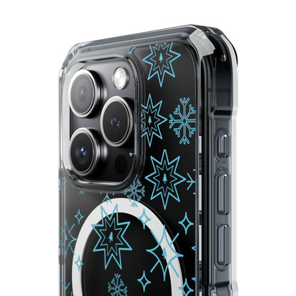 Snowflake Magnetic Clear Impact Case - Stylish & Durable iPhone Protection