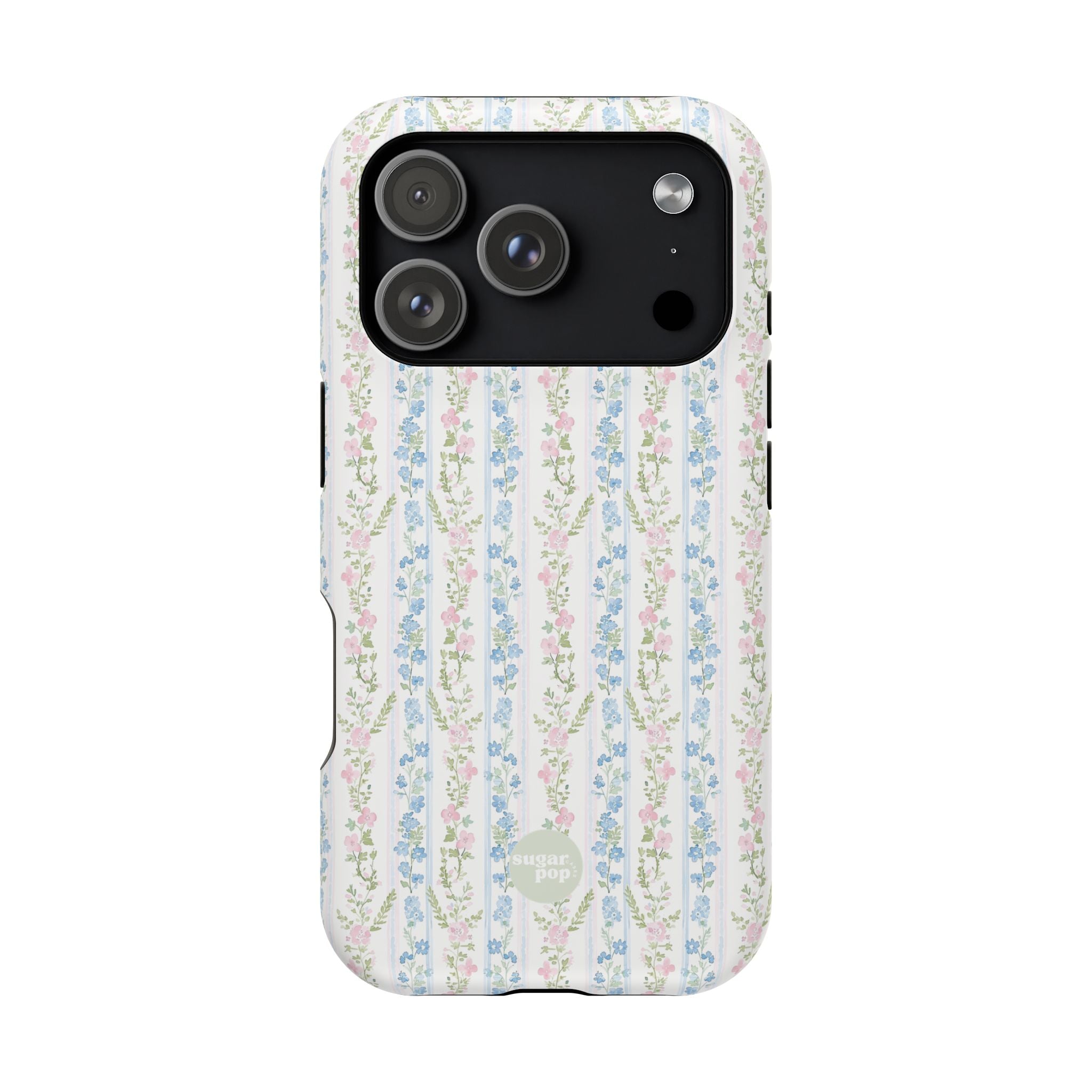 Pastel Floral Pattern Magnetic Tough Case