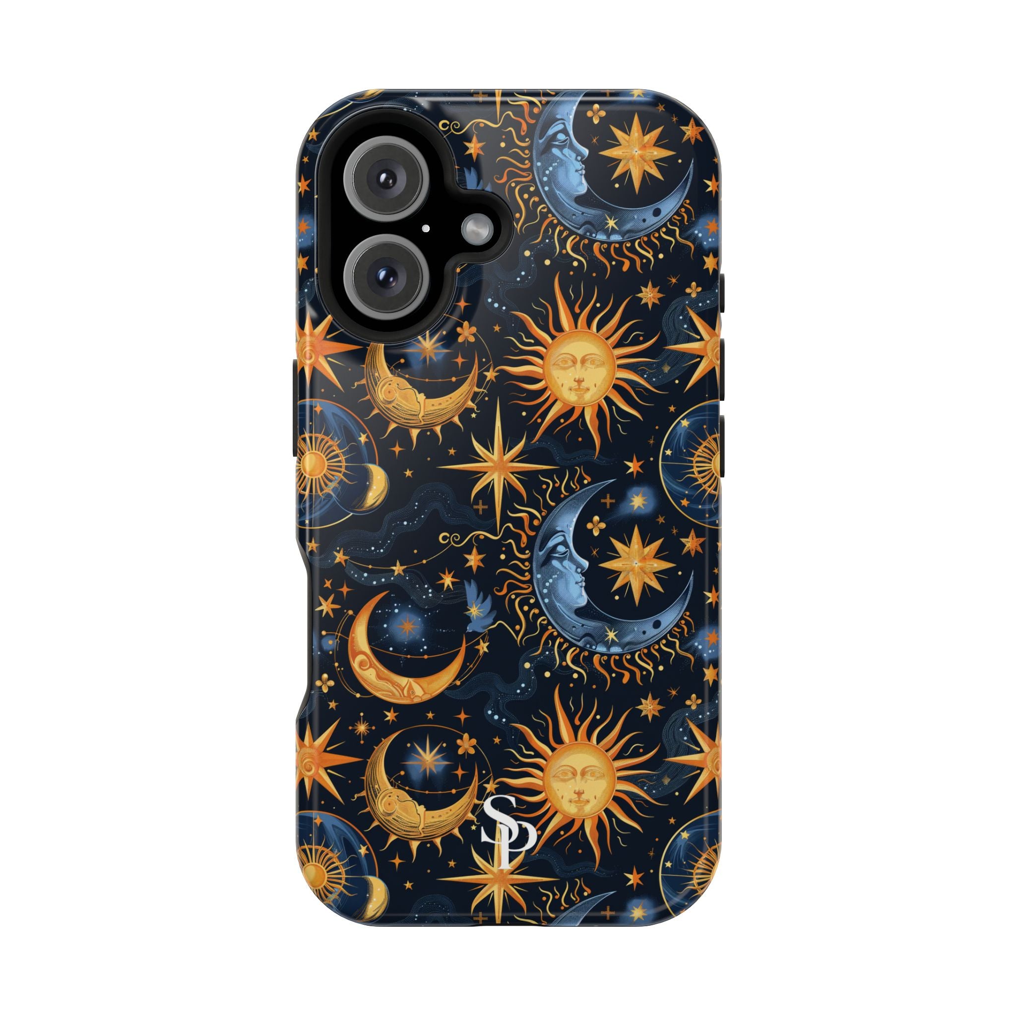 Celestial Sun and Moon Impact-Resistant Phone Case