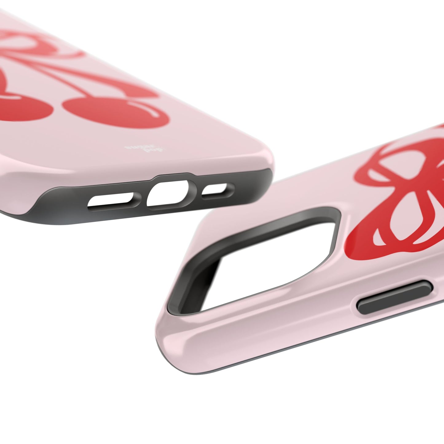 Cherry Bow Impact-Resistant Phone Case