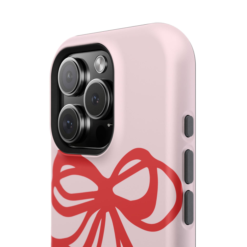 Cherry Bow Impact-Resistant Phone Case
