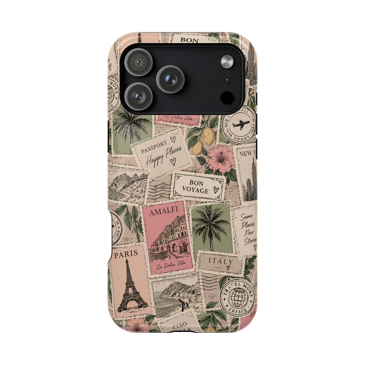 Travel Passport Stamp Magnetic Case
