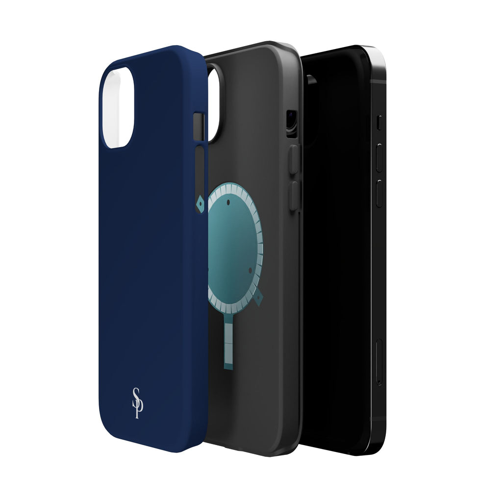 Navy Magnetic Tough Cases for Phones - Secure & Sleek Design
