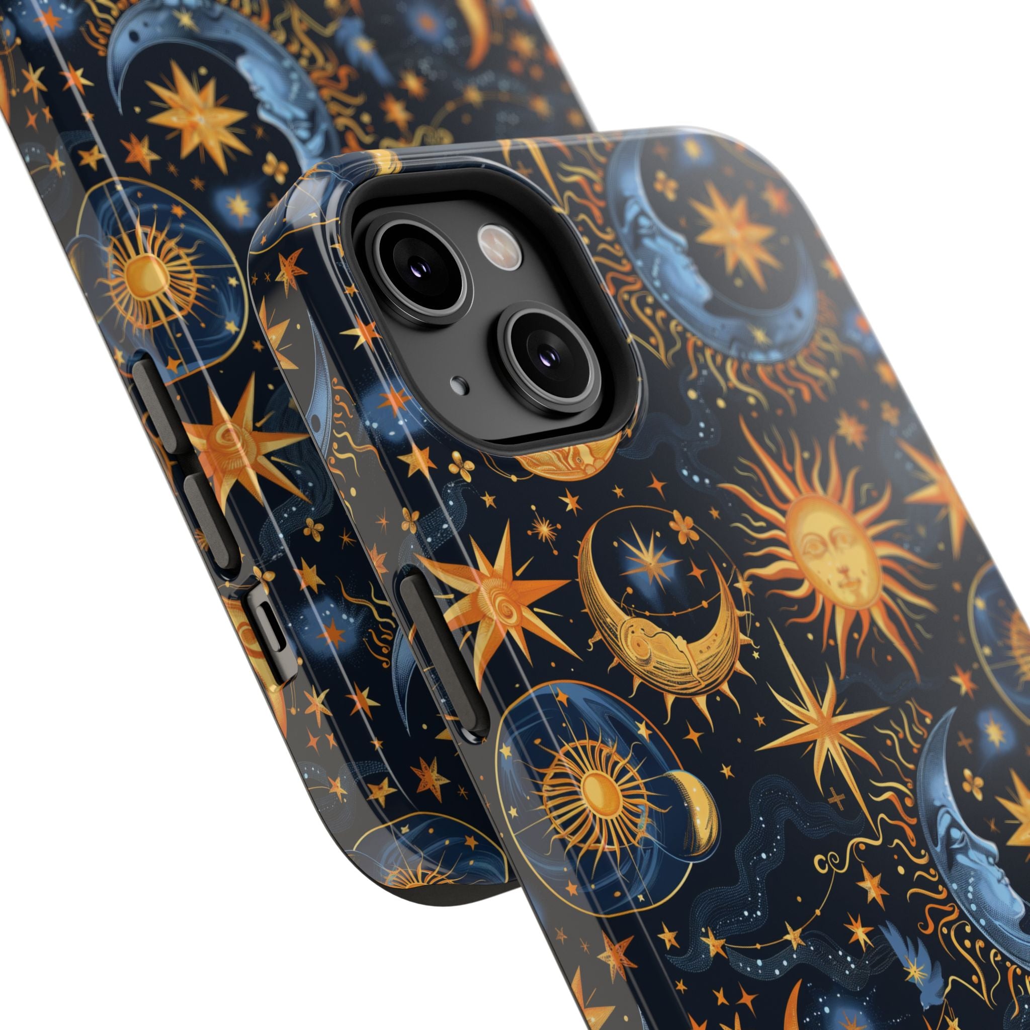 Celestial Sun and Moon Impact-Resistant Phone Case