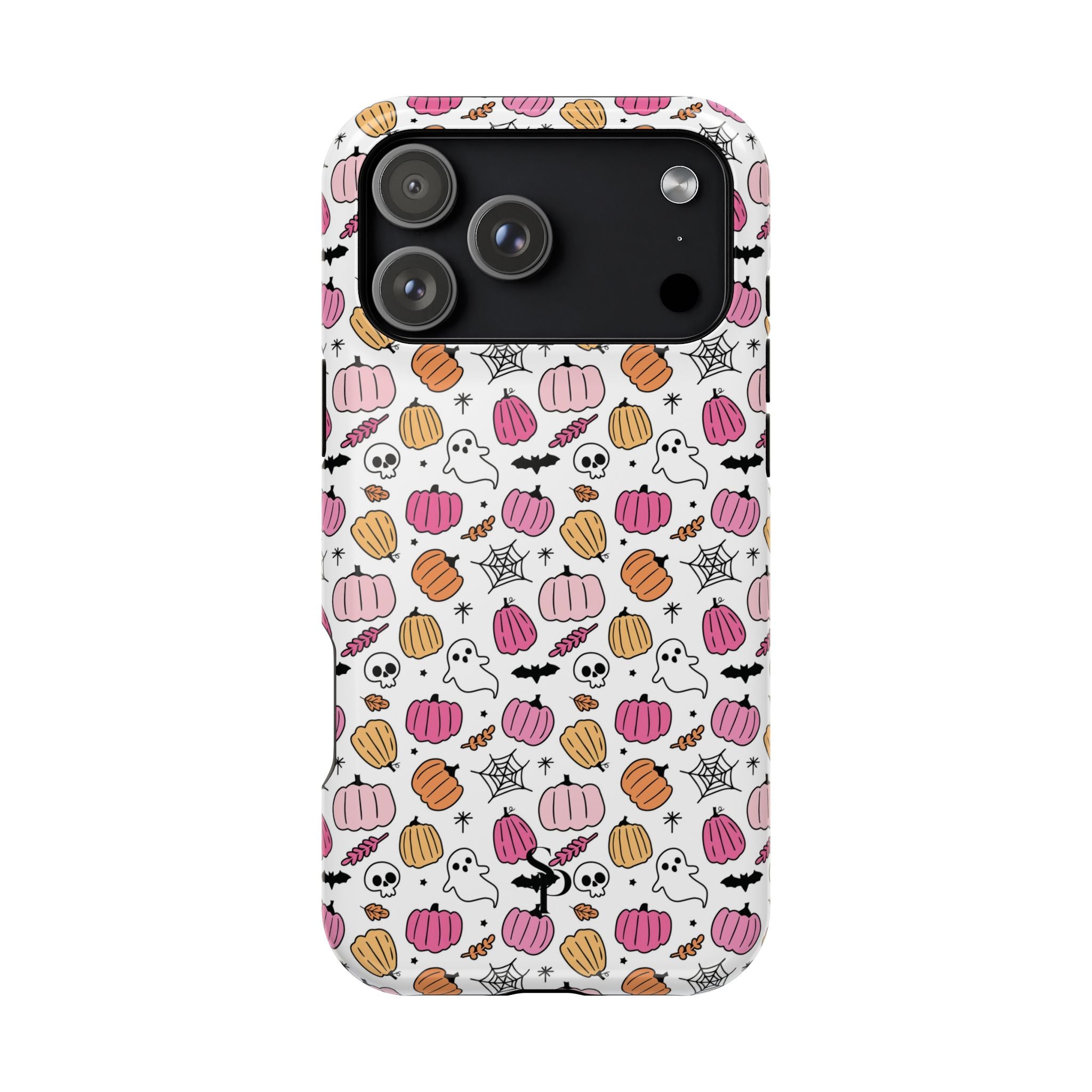 Pink Halloween Impact-Resistant Cases