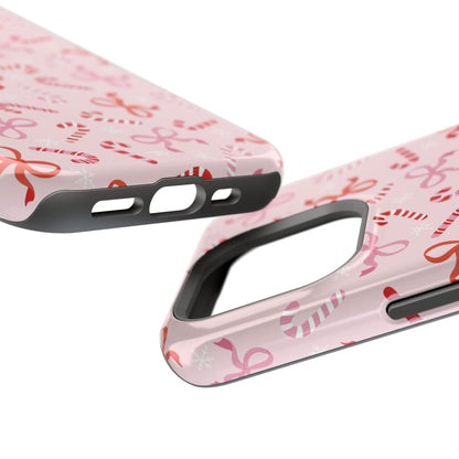 Candy Cane Impact-Resistant Phone Case - Limited Edition