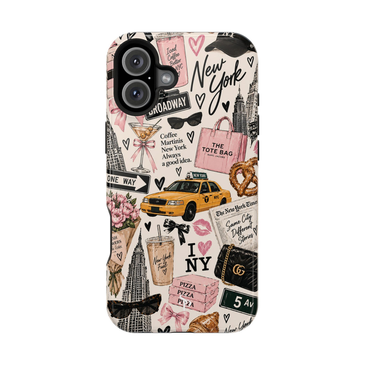 Pink New York Magnetic Phone Case