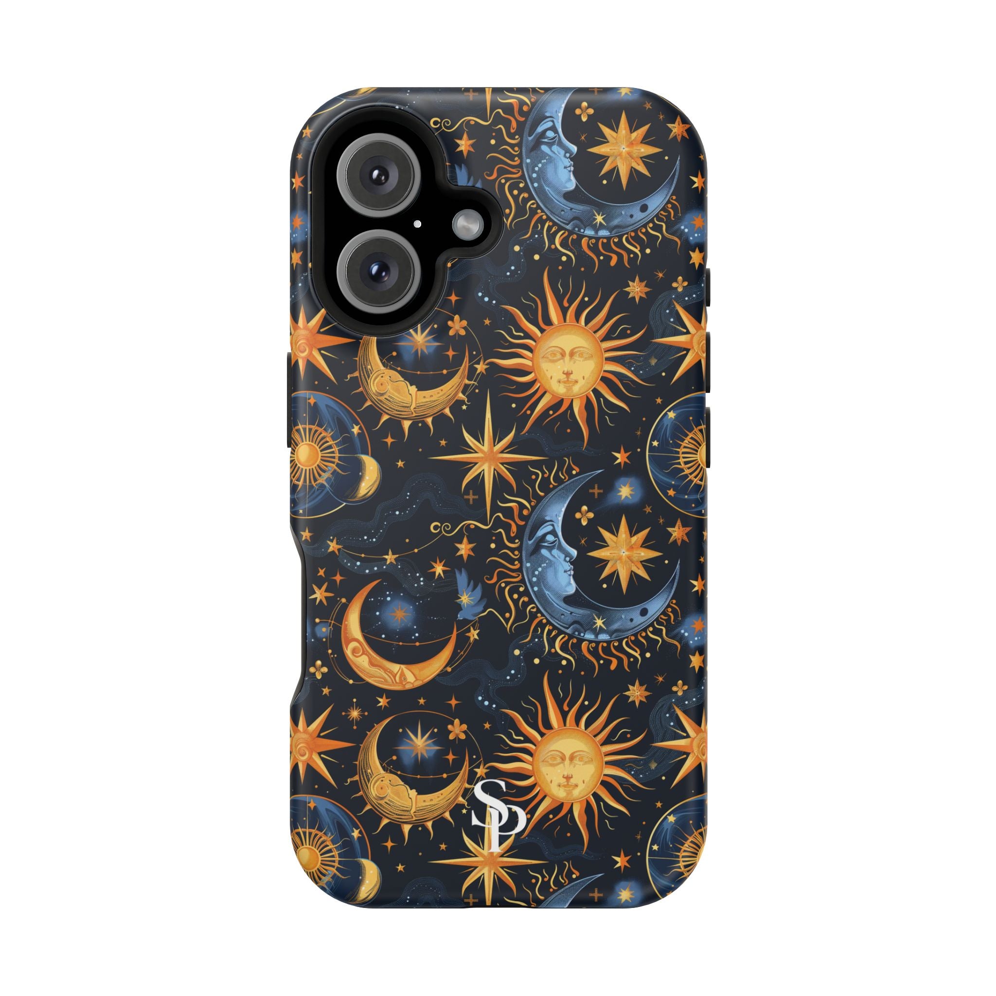 Celestial Sun and Moon Impact-Resistant Phone Case