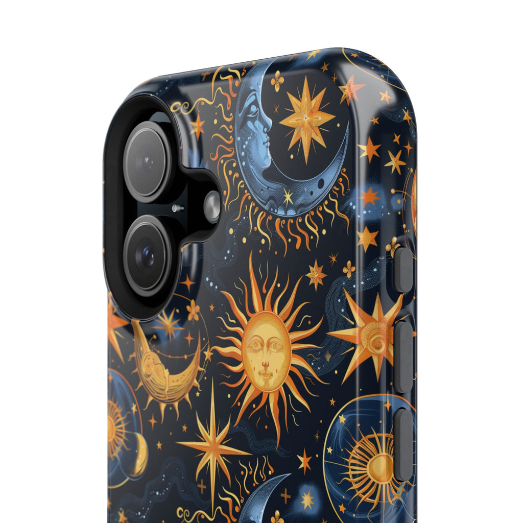 Celestial Sun and Moon Impact-Resistant Phone Case