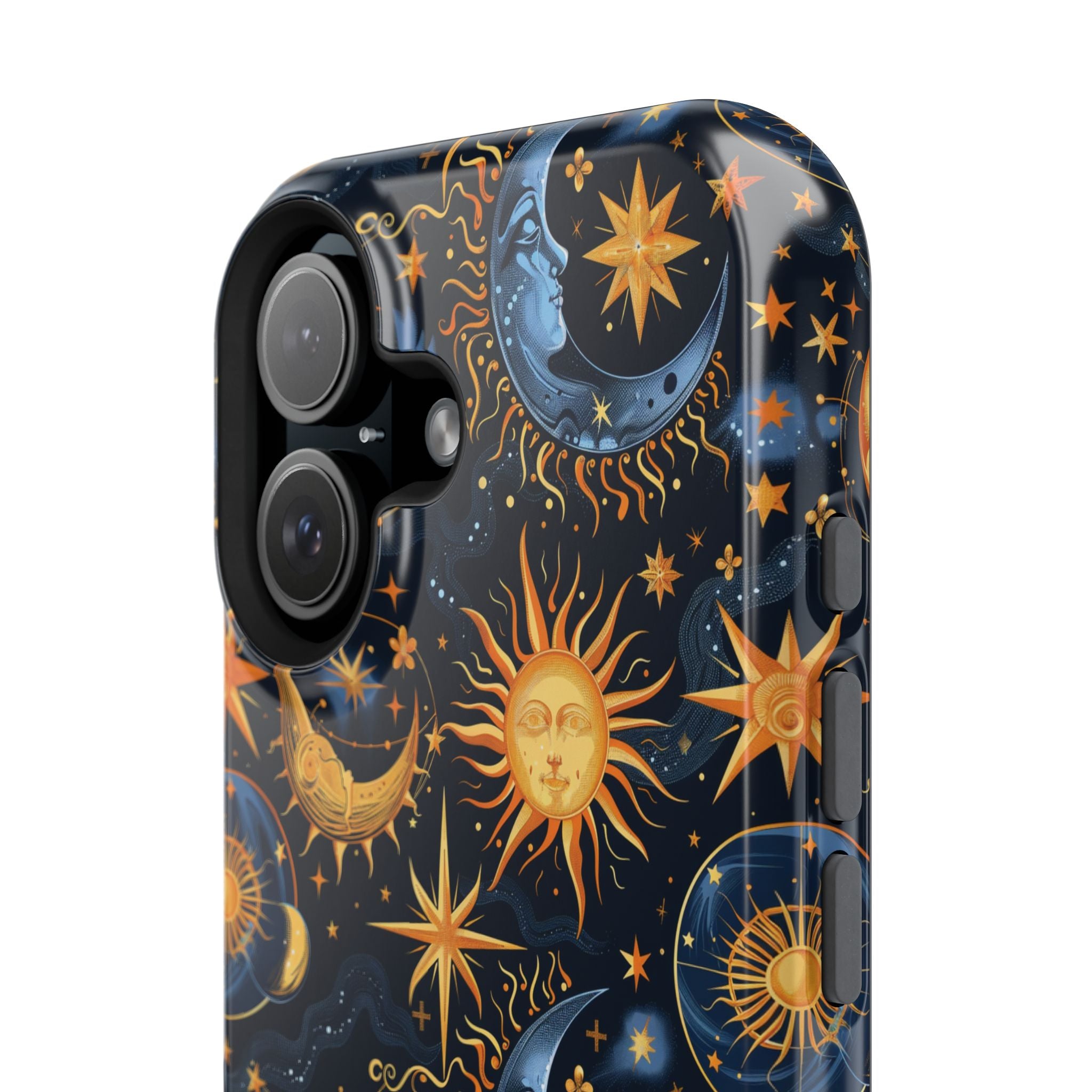 Celestial Sun and Moon Impact-Resistant Phone Case