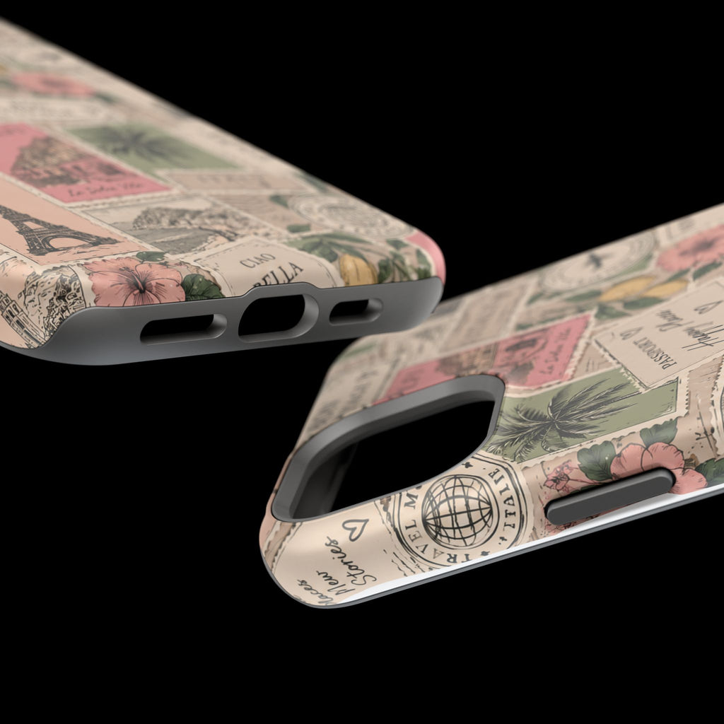 Travel Passport Stamp Magnetic Impact-Resistant Case