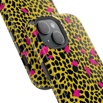 Leopard Print Impact-Resistant Phone Case