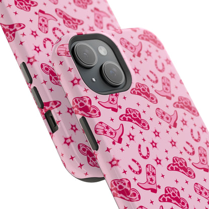 Pink Cowgirl Impact-Resistant Case