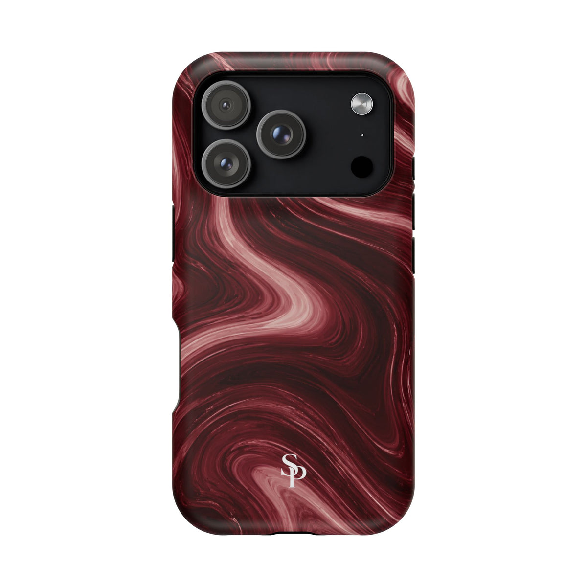 Burgundy Marble Magnetic Phone Case