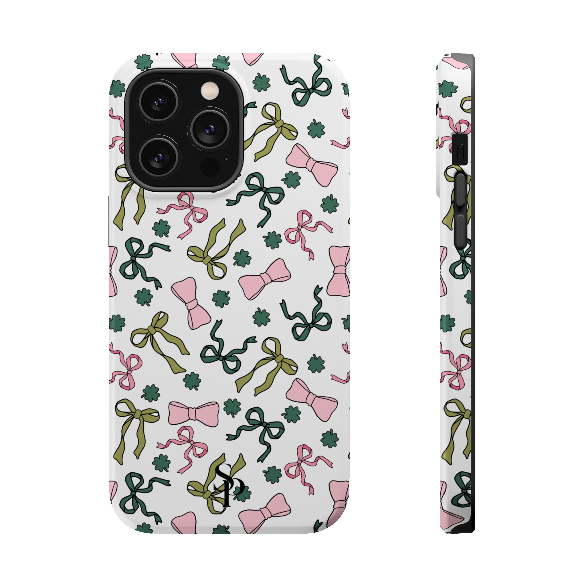 Bows and Shamrocks Magnetic Phone Case