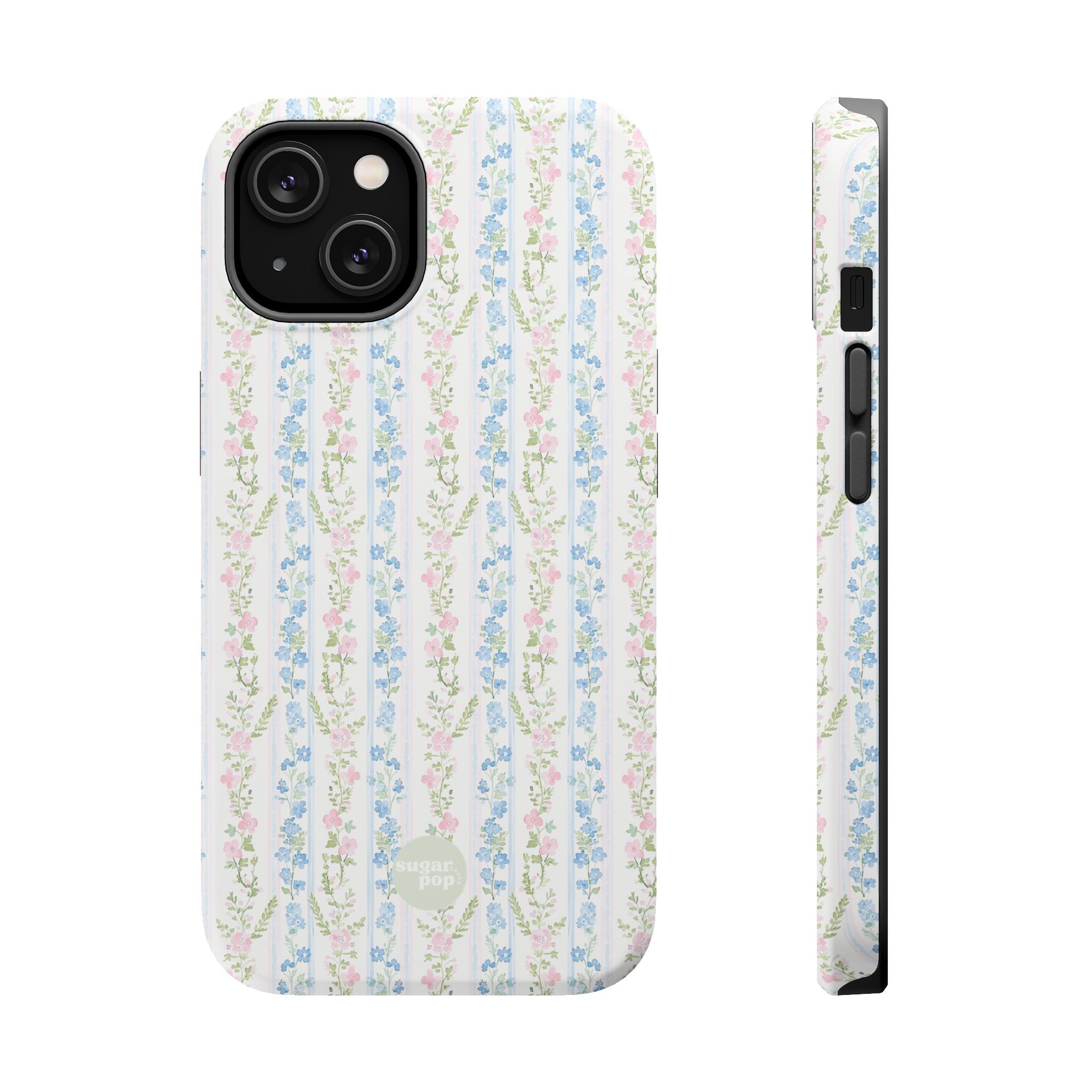 Pastel Floral Pattern Magnetic Tough Case