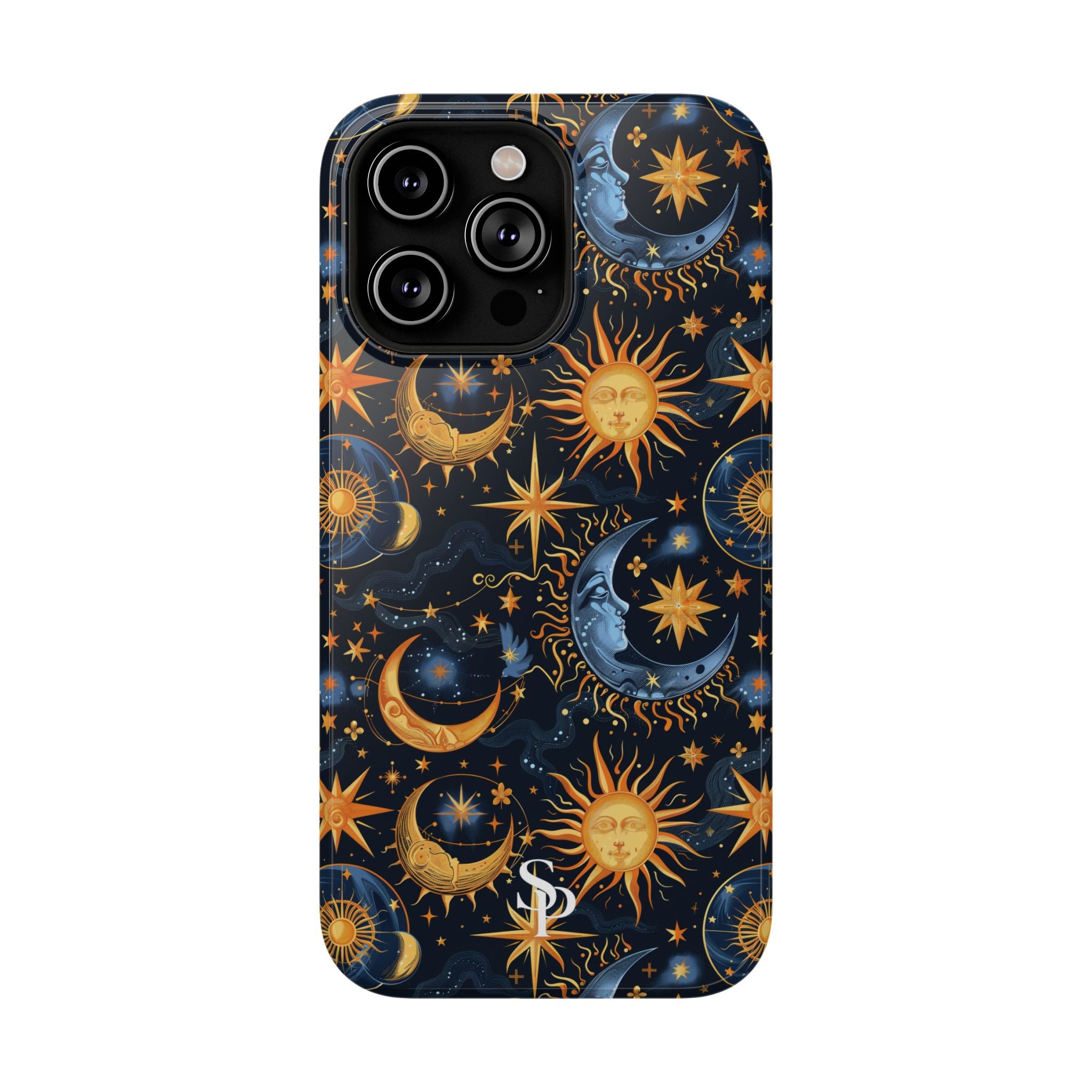 Celestial Sun and Moon Impact-Resistant Phone Case