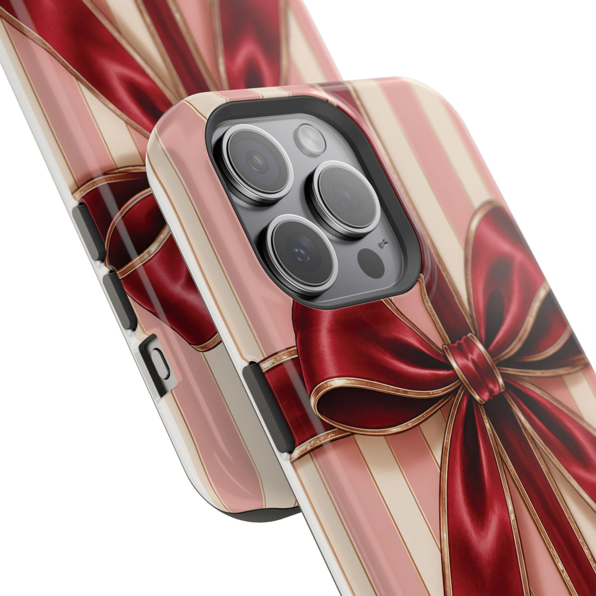 Red Bow Gift Wrap Magnetic Phone Case