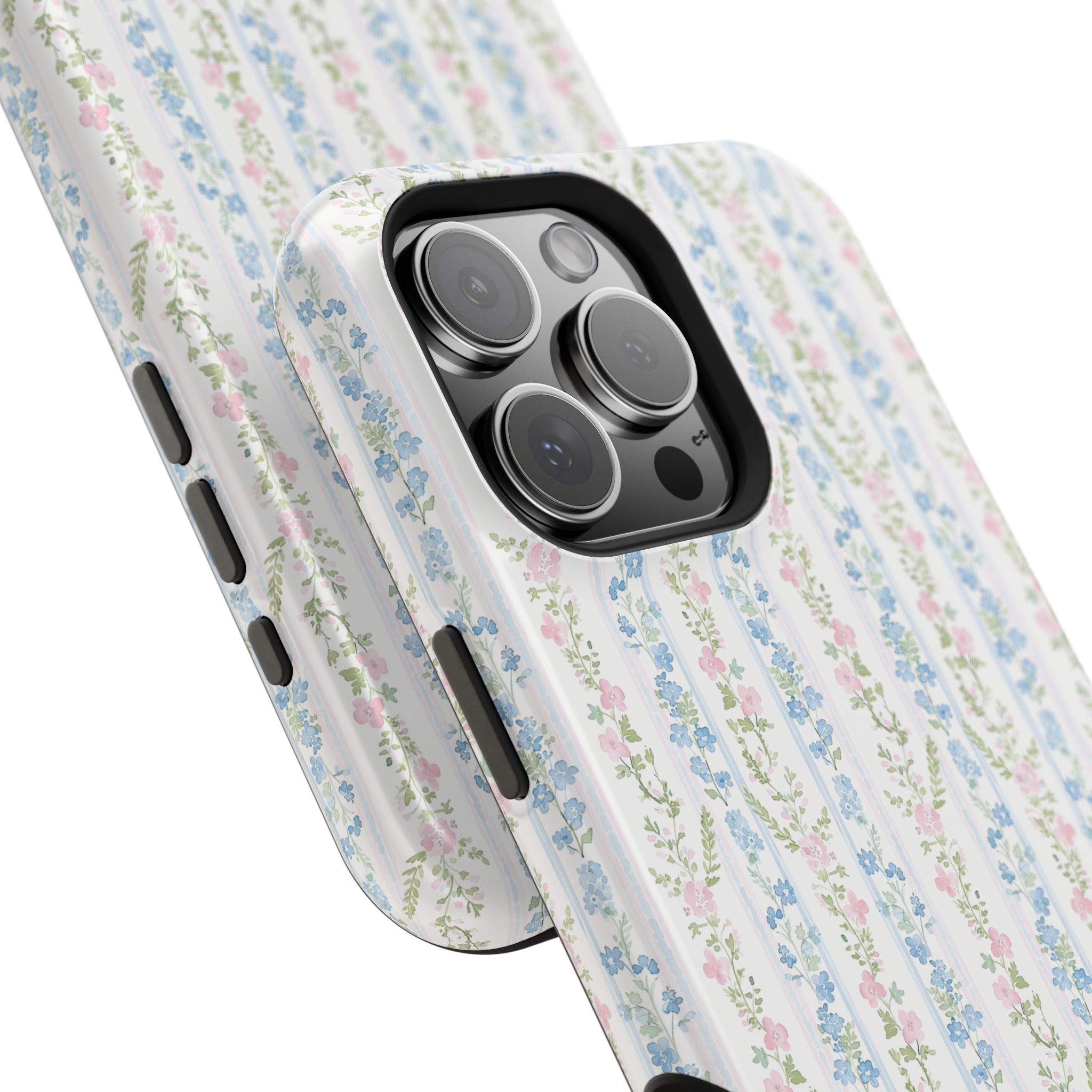 Pastel Floral Pattern Magnetic Tough Case