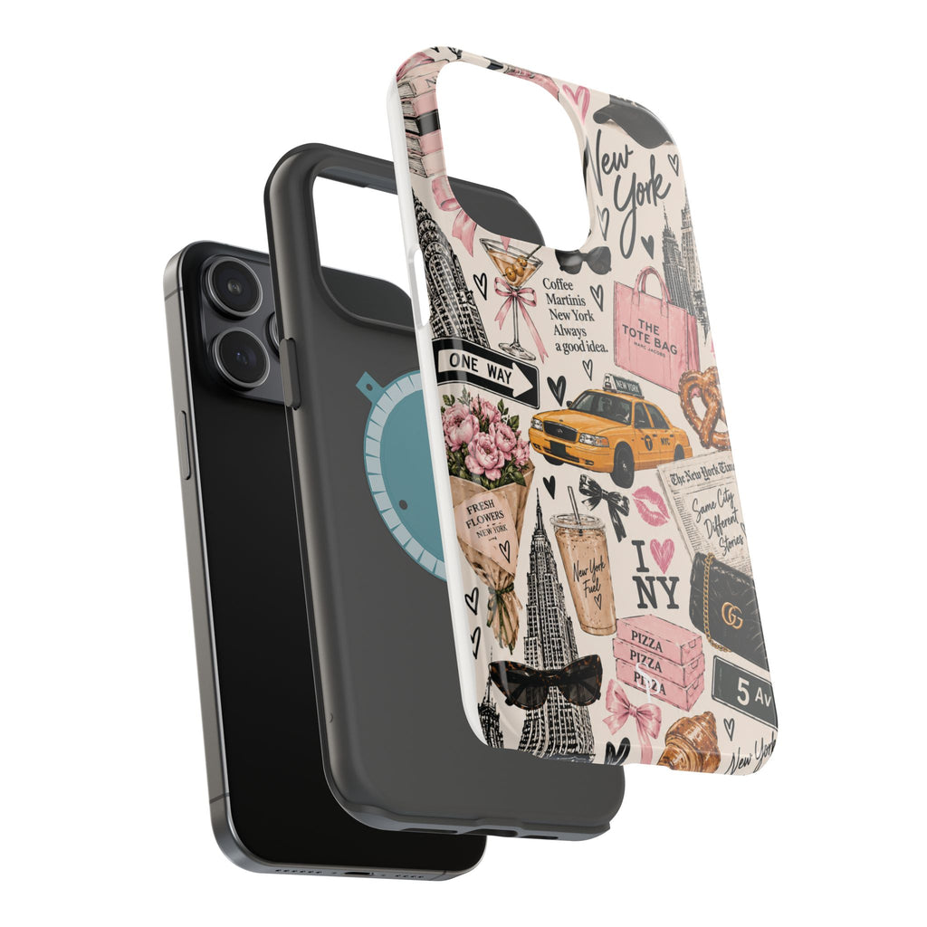 Pink New York Magnetic Phone Case