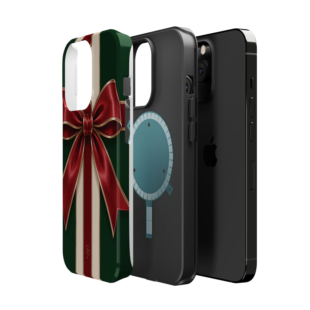 Christmas Gift Bow Magnetic Phone Case
