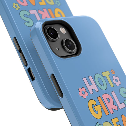 Hot Girls Read Impact-Resistant Phone Case - Design for Book Lovers