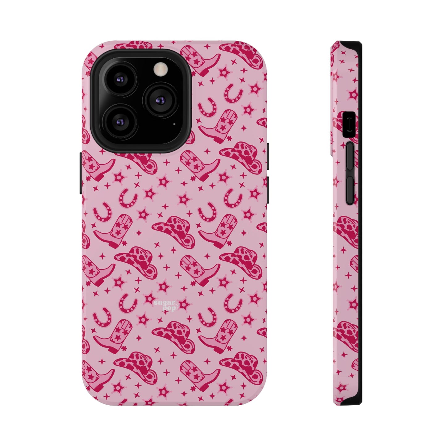 Pink Cowgirl Impact-Resistant Case