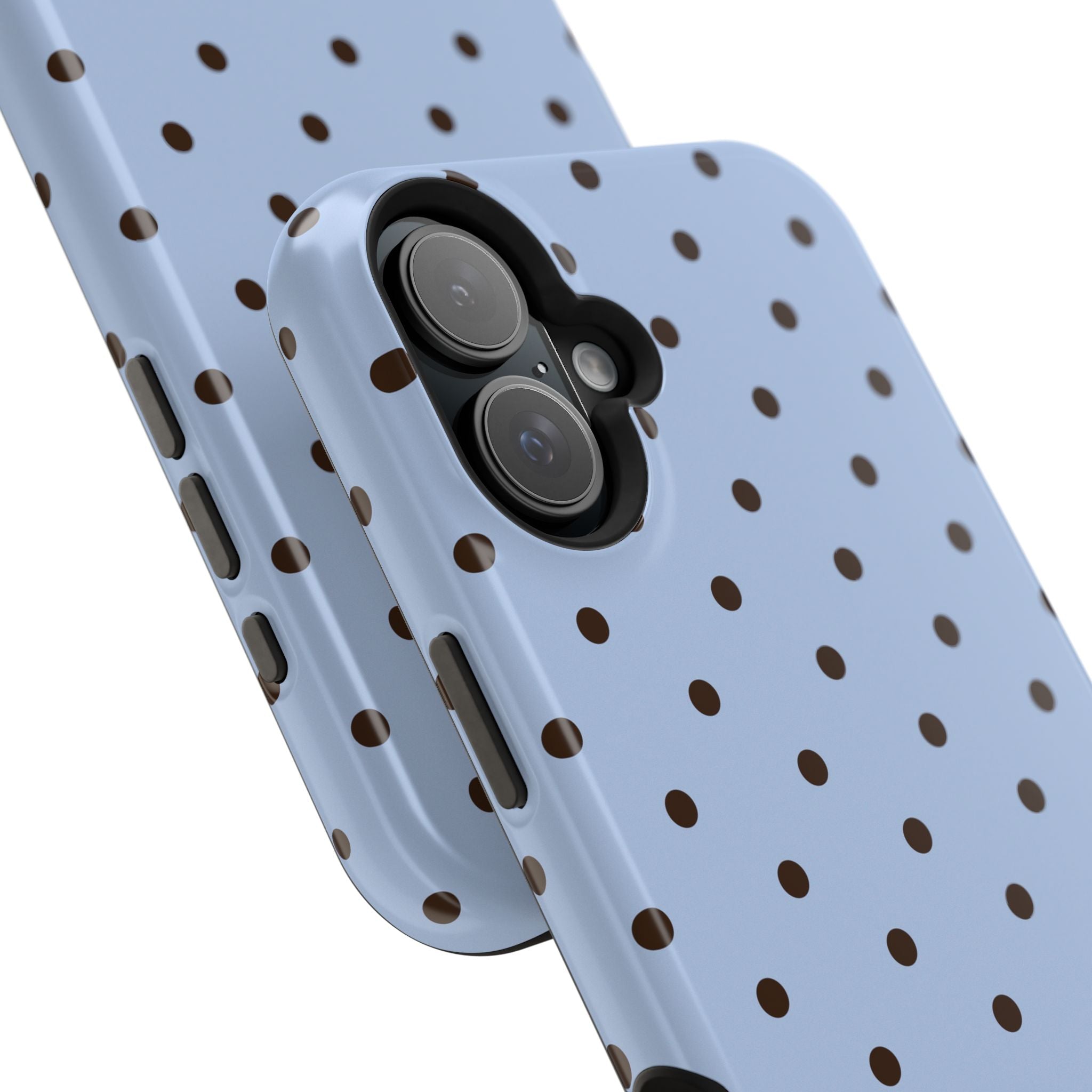 Blue Polka Dot Magnetic Impact Phone Case