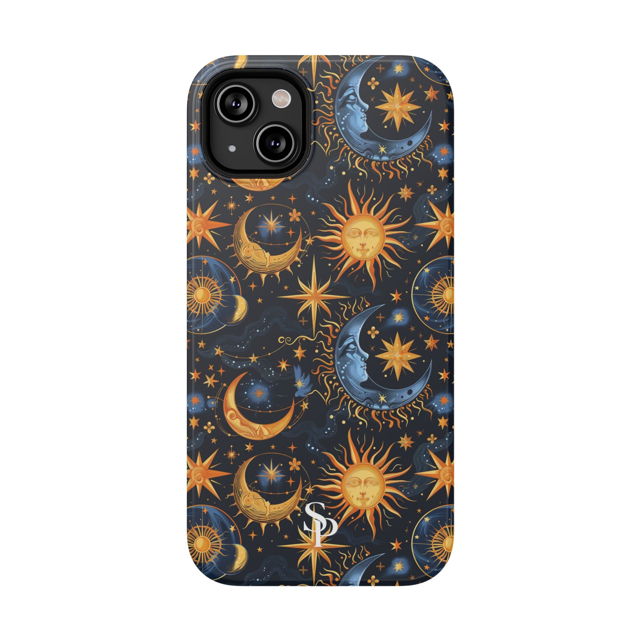Celestial Sun and Moon Impact-Resistant Phone Case