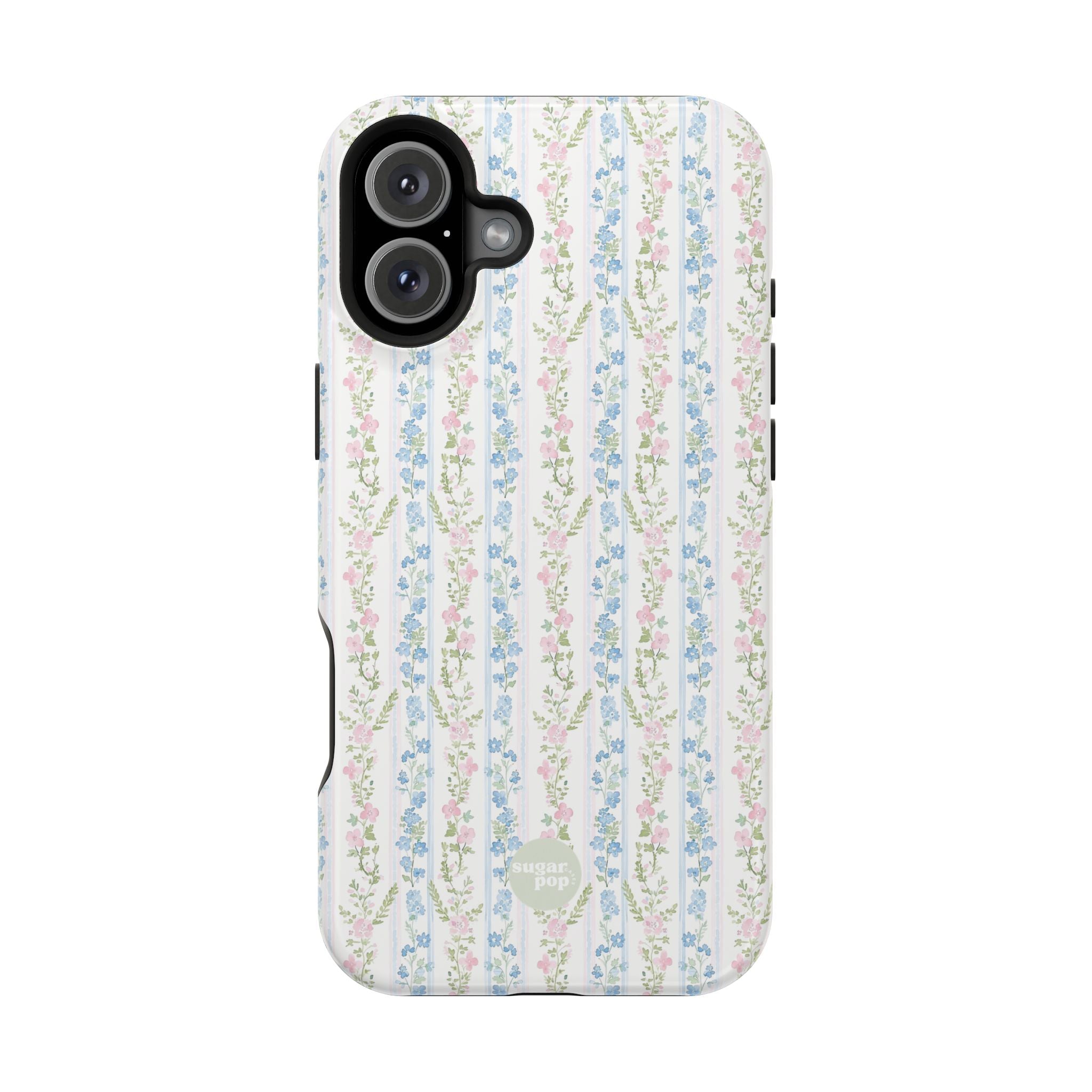Pastel Floral Pattern Magnetic Tough Case