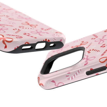 Candy Cane Impact-Resistant Phone Case - Limited Edition