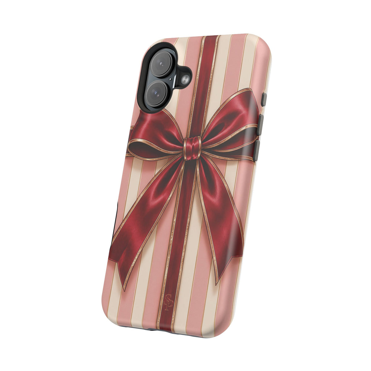 Red Bow Gift Wrap Magnetic Phone Case