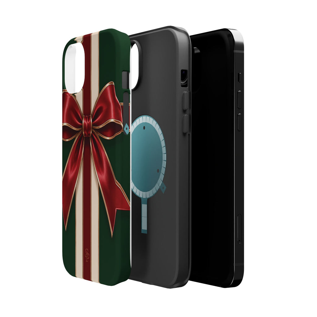 Christmas Gift Bow Magnetic Phone Case
