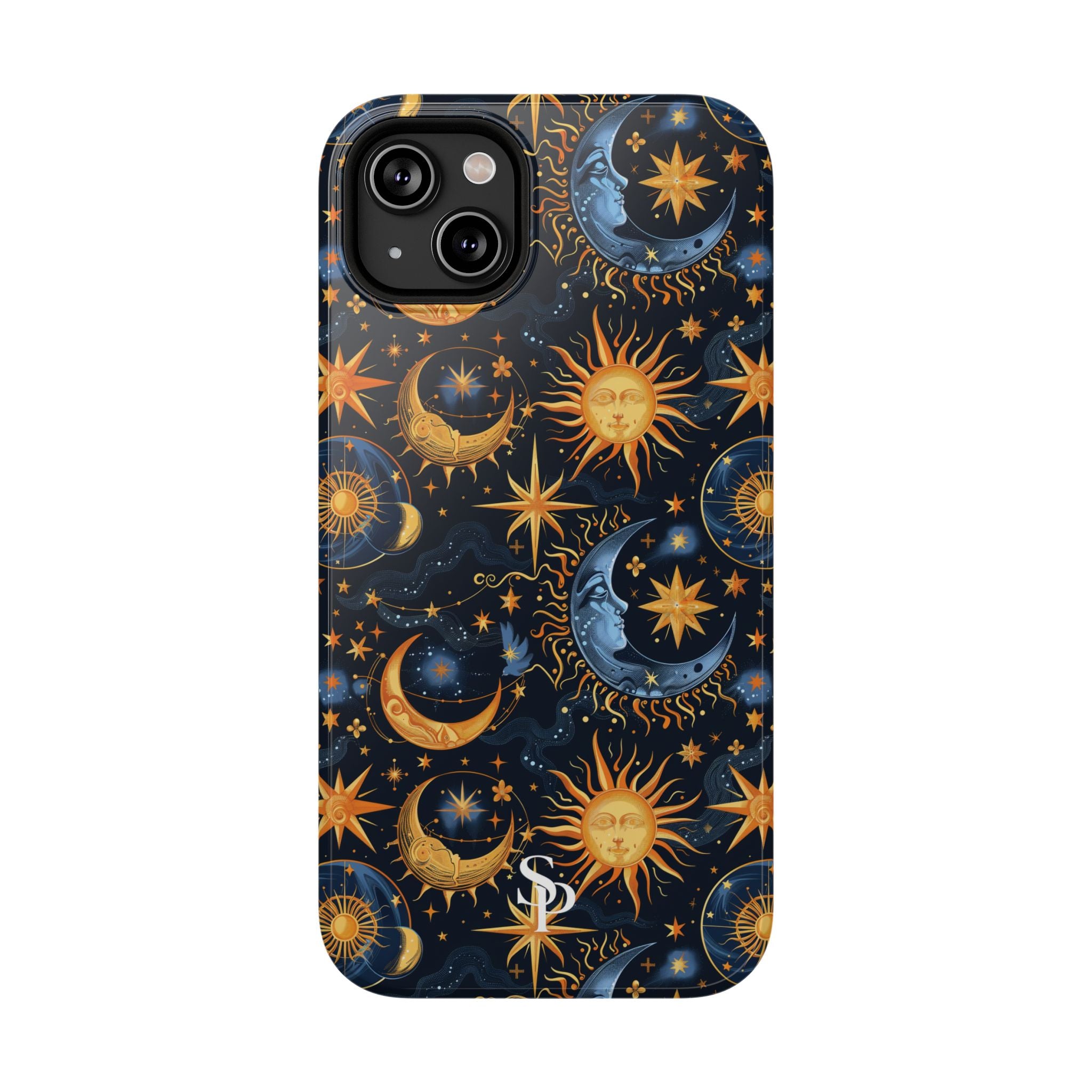 Celestial Sun and Moon Impact-Resistant Phone Case